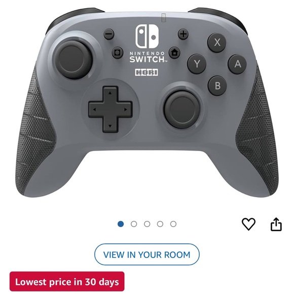 Nintendo Switch Pro Controller - Black and Gray - Picture 2 of 2